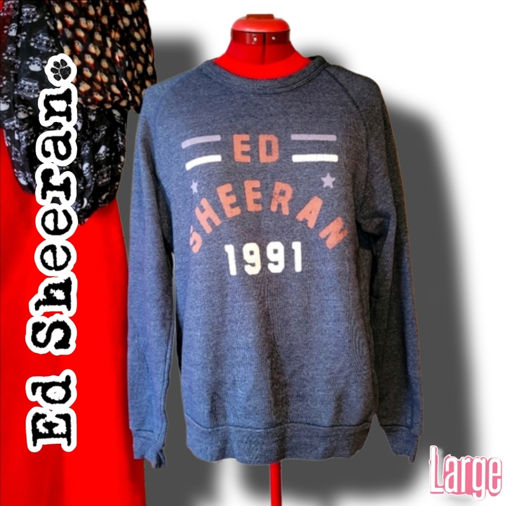 Ed Sheeran 🇬🇧 Sweatshirt, Ladies Large
